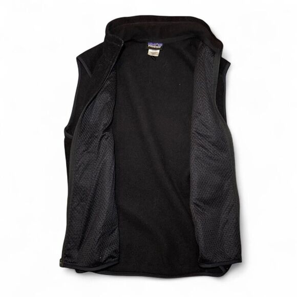 Patagonia Synchilla Black Fleece Vest Men’s Large – Outdoor Zip-Up Sleeveless - Picture 4 of 5